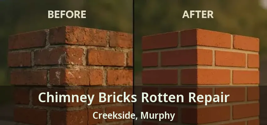 Chimney Bricks Rotten Repair Creekside, Murphy - TX