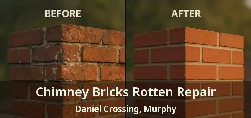 Chimney Bricks Rotten Repair Daniel Crossing, Murphy - TX