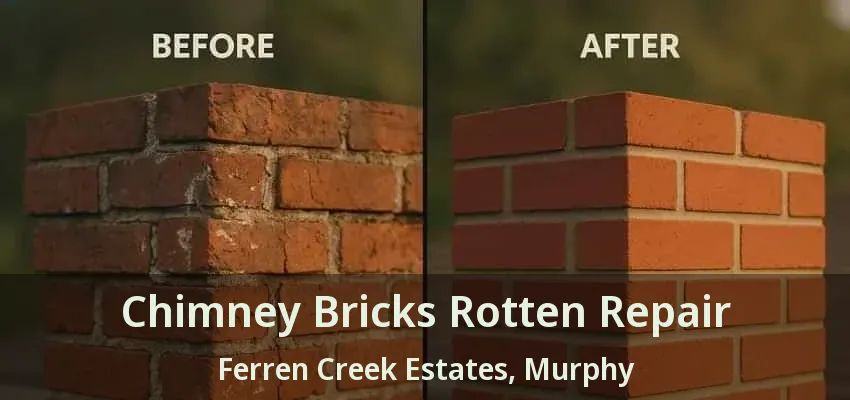 Chimney Bricks Rotten Repair Ferren Creek Estates, Murphy - TX
