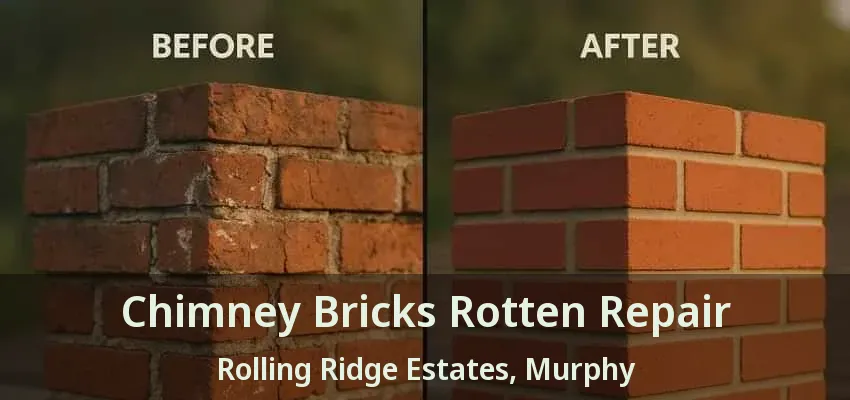 Chimney Bricks Rotten Repair Rolling Ridge Estates, Murphy - TX