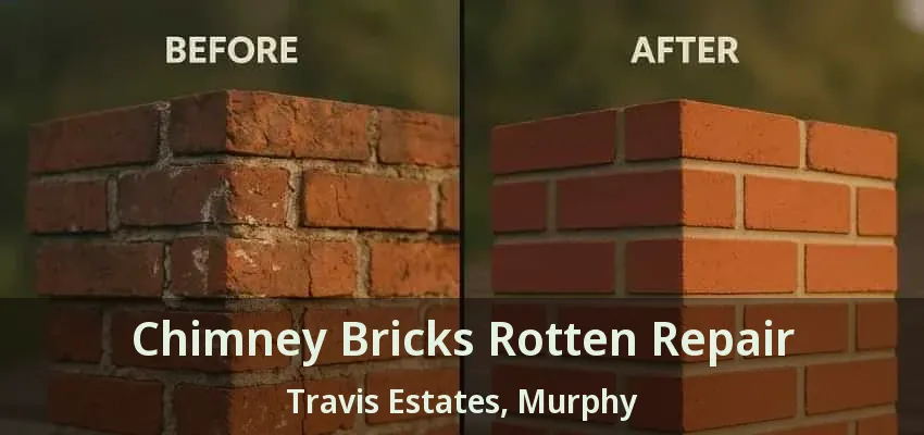 Chimney Bricks Rotten Repair Travis Estates, Murphy - TX