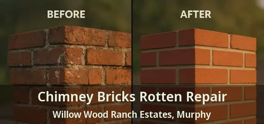 Chimney Bricks Rotten Repair Willow Wood Ranch Estates, Murphy - TX