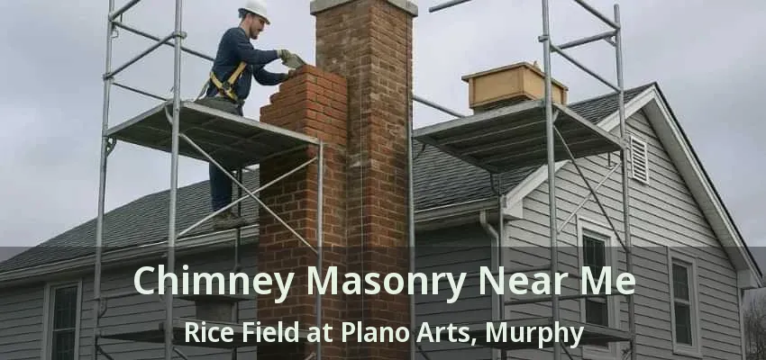 Chimney Masonry Near Me Rice Field at Plano Arts, Murphy - TX