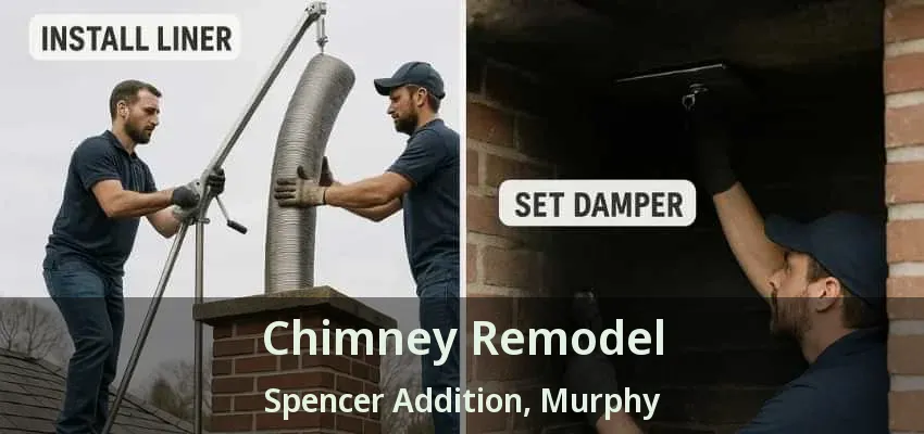 Chimney Remodel Spencer Addition, Murphy - TX