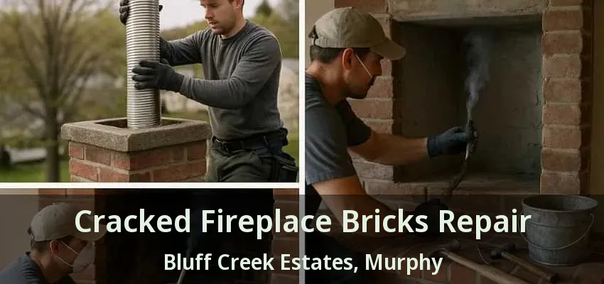 Cracked Fireplace Bricks Repair Bluff Creek Estates, Murphy - TX