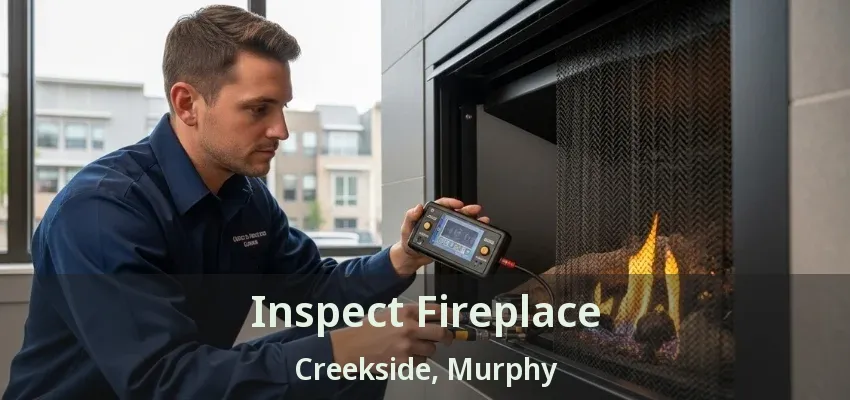 Inspect Fireplace Creekside, Murphy - TX