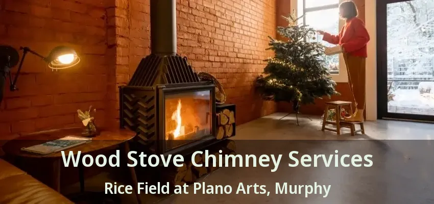 Wood Stove Chimney Services Rice Field at Plano Arts, Murphy - TX