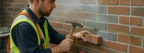 Cracked Chimney Bricks Repair Chase, Murphy